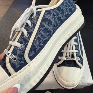 Walk N Rainbow Dior Sneakers Dior Pink Cloth Trainers With J'Adior